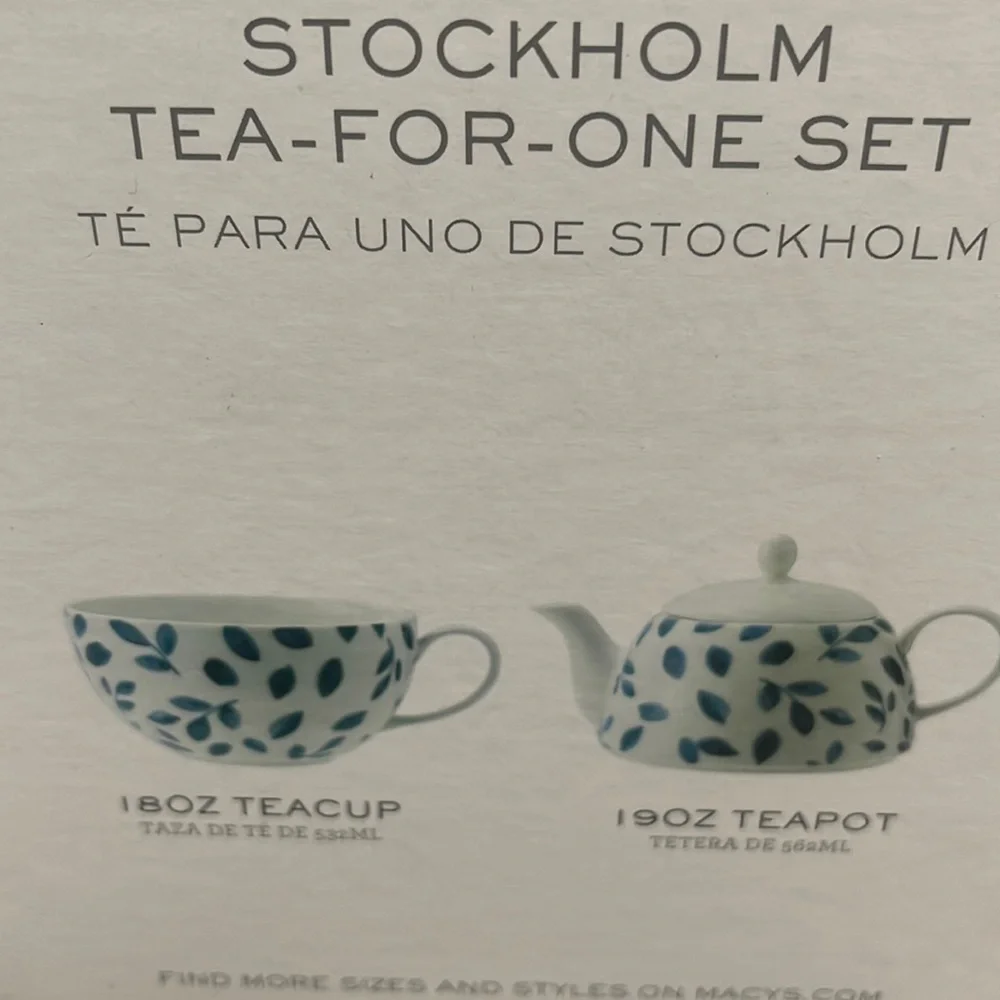 Marta Steward tea for one set